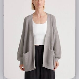 Quince 100% Organic Cotton Oversized Cardigan